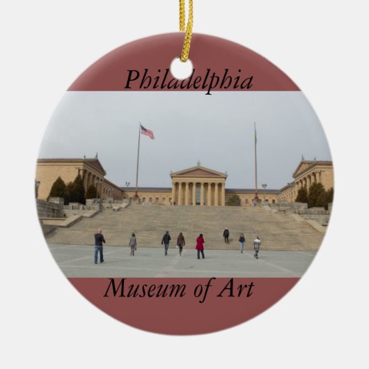 Philadelphia-Kunstmuseum-Verzierung Keramikornament (Vorne)