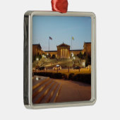 Philadelphia-Kunstmuseum-Verzierung Silbernes Ornament (Rechts)