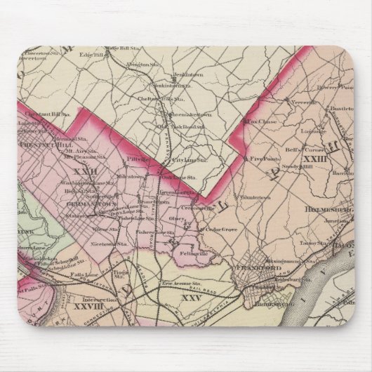 Philadelphia-Landkreis, Stadt Mousepad (Vorne)