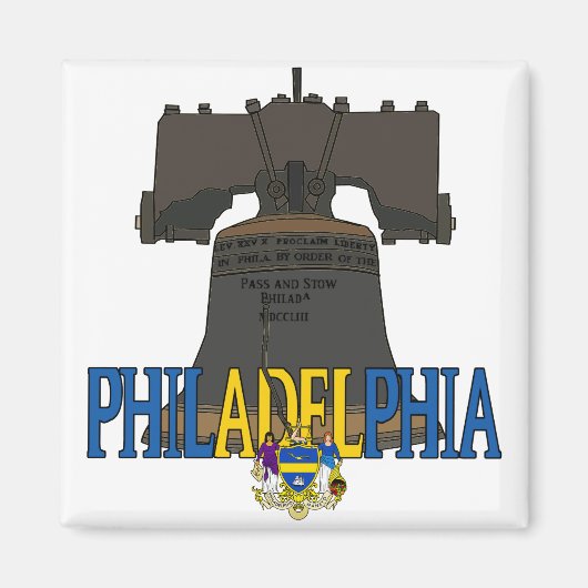 Philadelphia Liberty Bell Magnet (Vorne)