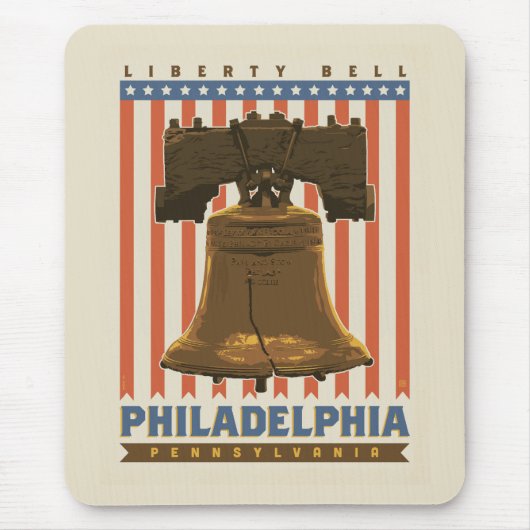 Philadelphia | Liberty Bell Mousepad (Vorne)