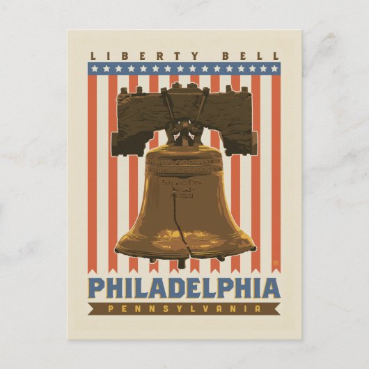 Philadelphia | Liberty Bell Postkarte (Vorderseite)