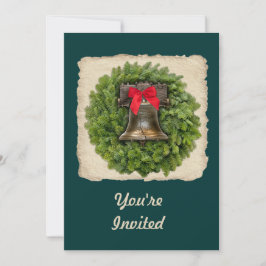 Philadelphia Liberty Bell Wreath Einladung