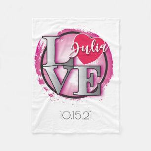 Philadelphia Liebe Blanket Bat Mitzvah Geschenk Fleecedecke