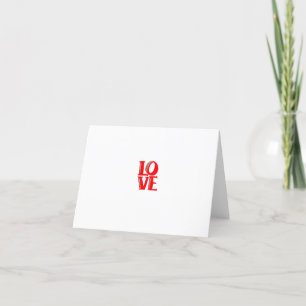 Philadelphia LIEBE Notecard Dankeskarte