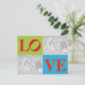 Philadelphia LIEBE Statue Postcard - Anpassbar Postkarte (Stehend Vorderseite)