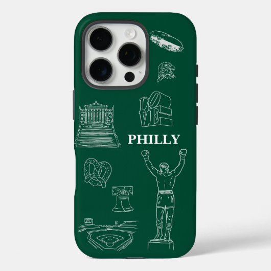 Philadelphia-Liebhaber Case-Mate iPhone Hülle (Rückseite)