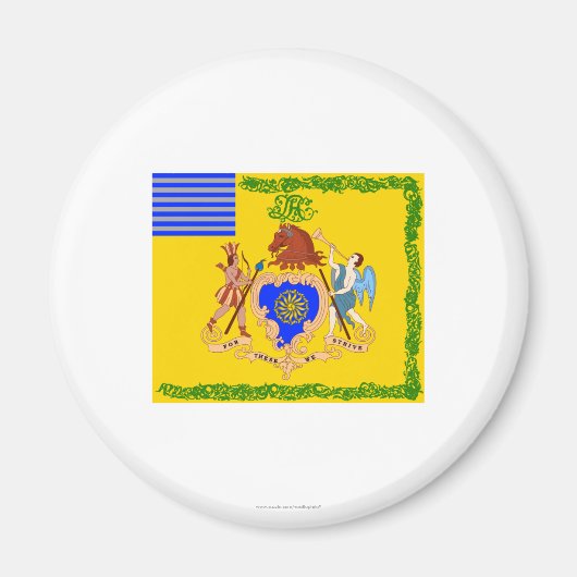 Philadelphia Light Horse Color Magnet (Vorne)