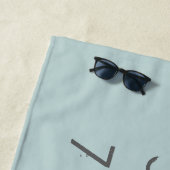 Philadelphia Longitude Latitude Strandtuch (Beispiel)