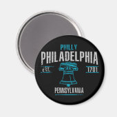 Philadelphia Magnet (Vorderseite/Rückseite)