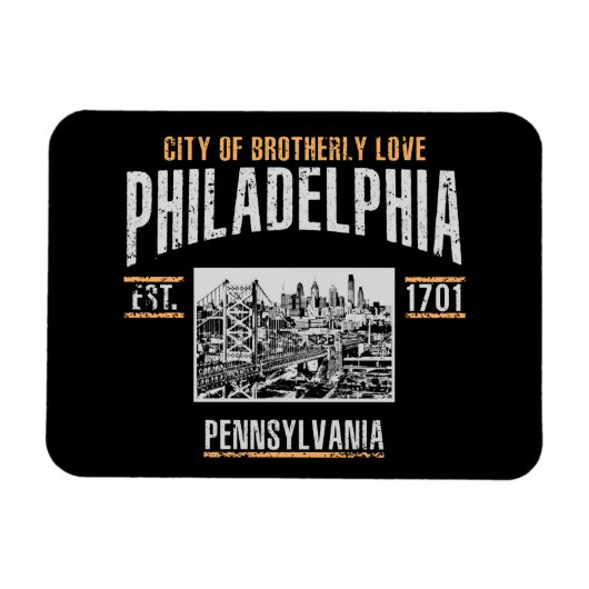 Philadelphia Magnet (Horizontal)