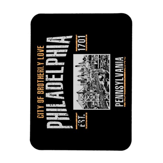 Philadelphia Magnet (Vertikal)