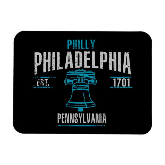 Philadelphia Magnet (Horizontal)
