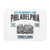 Philadelphia Magnet (Horizontal)