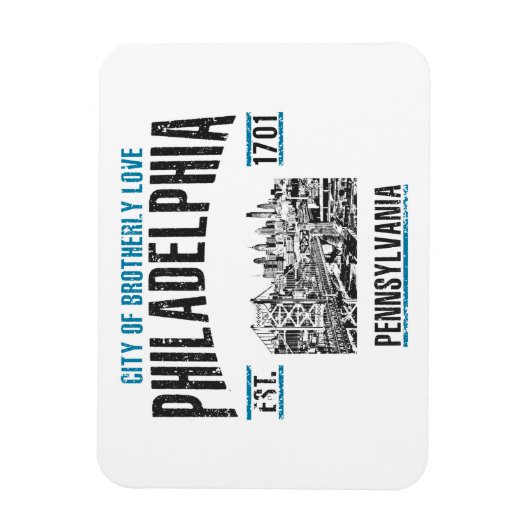 Philadelphia Magnet (Vertikal)