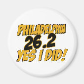 Philadelphia Marathon Magnet (Vorne)