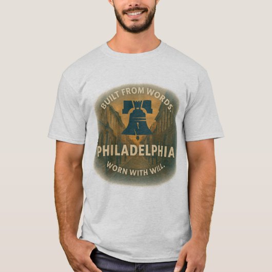 Philadelphia Men-T-Shirt | Shirt für bürgerliches  (Vorderseite)