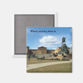 Philadelphia Museum für Bildende Künste Magnet (Vorderseite/Rückseite)