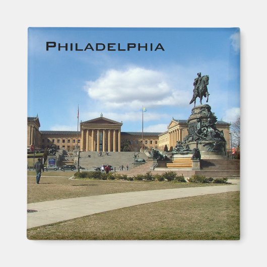 Philadelphia Museum für Bildende Künste Magnet (Vorne)