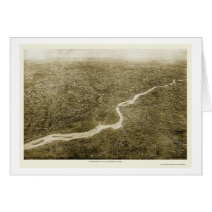 Philadelphia-Nähe, panoramische Karte PAs - 1926