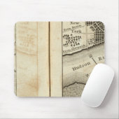 Philadelphia - New York Road Map Mousepad (Mit Mouse)