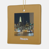 Philadelphia Night Foto Ornament (Links)