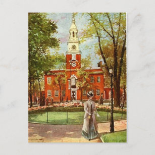 Philadelphia Old City Postcard Postkarte