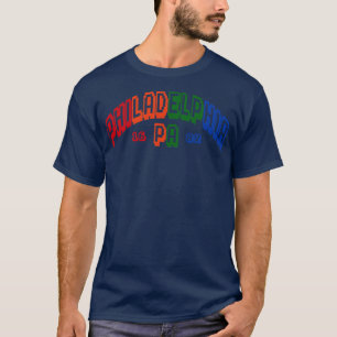 Philadelphia Old School 8 Bit Spektrum Color Class T-Shirt
