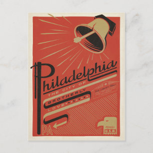 Philadelphia, PA - Brotherly Love Postkarte