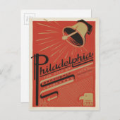 Philadelphia, PA - Brüderliche Liebe Postkarte (Vorne/Hinten)