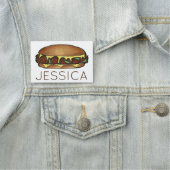 Philadelphia PA Cheesesteak Cheese Steak Sandwich Namensschild (Beispiel)