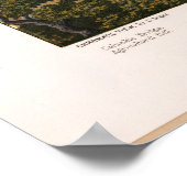 Philadelphia PA Panoramakarte Vintag 1876 Poster (Ecke)