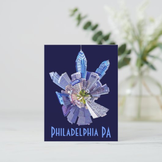 Philadelphia PA Postkarte (Stehend Vorderseite)