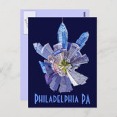 Philadelphia PA Postkarte (Vorne/Hinten)
