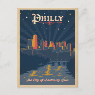 Philadelphia, PA Postkarte