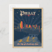 Philadelphia, PA Postkarte (Vorne/Hinten)