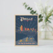 Philadelphia, PA Postkarte (Stehend Vorderseite)