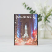 Philadelphia PA Postkarte (Stehend Vorderseite)