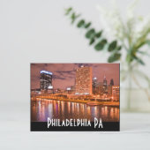 Philadelphia PA Postkarte (Stehend Vorderseite)