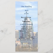 Philadelphia Pa Skyline II Hochzeitsprogramm Programm (Vorderseite)