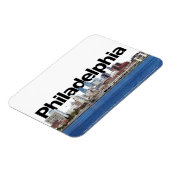 Philadelphia PA Skyline mit Philadelphiin Sky Magnet (Linke Seite)