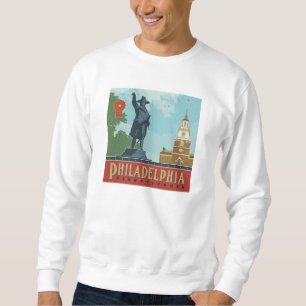 Philadelphia, PA   Unabhängigkeitshalle Sweatshirt