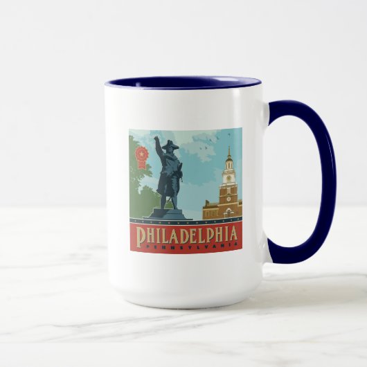 Philadelphia, PA | Unabhängigkeitshalle Tasse (Rechts)