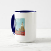 Philadelphia, PA | Unabhängigkeitshalle Tasse (Vorderseite Links)