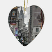 Philadelphia, Pennsylvania City Foto Keepake Keramik Ornament (Links)