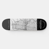 Philadelphia, Pennsylvania City Map Skateboard (Horizontal)
