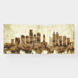 Philadelphia Pennsylvania Cityscape Banner