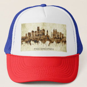 Philadelphia Pennsylvania Cityscape Truckerkappe