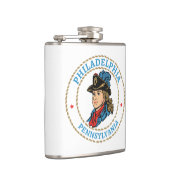 Philadelphia Pennsylvania Colonial Flachmann (Rechts)