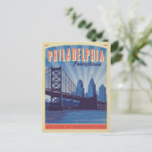 Philadelphia, Pennsylvania | Die Stadt Brüderly Postkarte (Stehend Vorderseite)